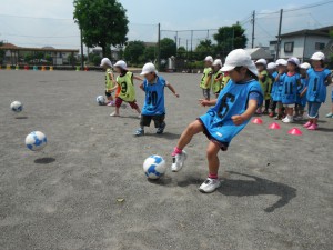 つばさ保育園 サッカー教室