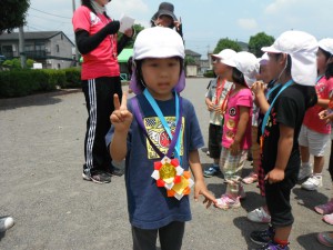 つばさ保育園 今日できた事は皆でほめます