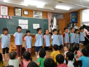 つばさ保育園 誕生会を兼ねた節の会